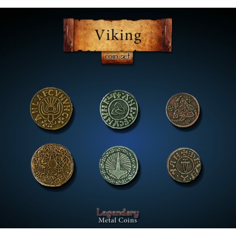 Viking fémpénz társasjáték