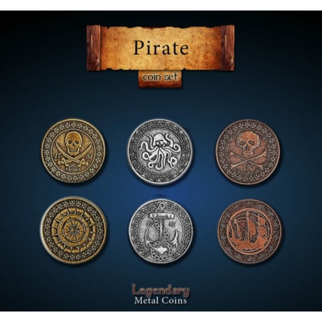 Legendary Metal Coins: Pirate fémpénz